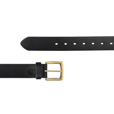 Belt For Jeans Antique Gold Buckle Full Grain Leather JEANS 40 ANTIGOL BLAFGL AML17