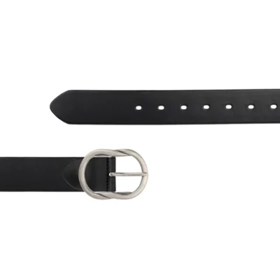 Belt For Jeans Antique Silver Oval Buckle JEANS 40 WOVANTISIL BLAFGL AML32