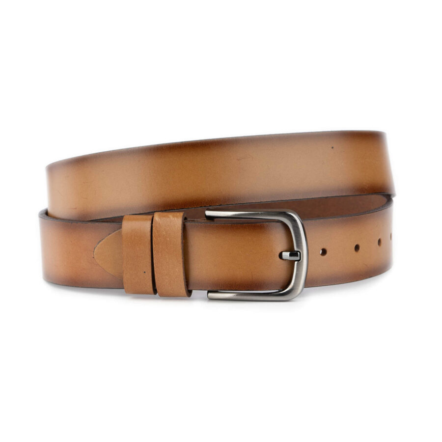 best belt for guys jeans light brown with darkened edges 1 18092024 38 LIBROW KASV JEAN