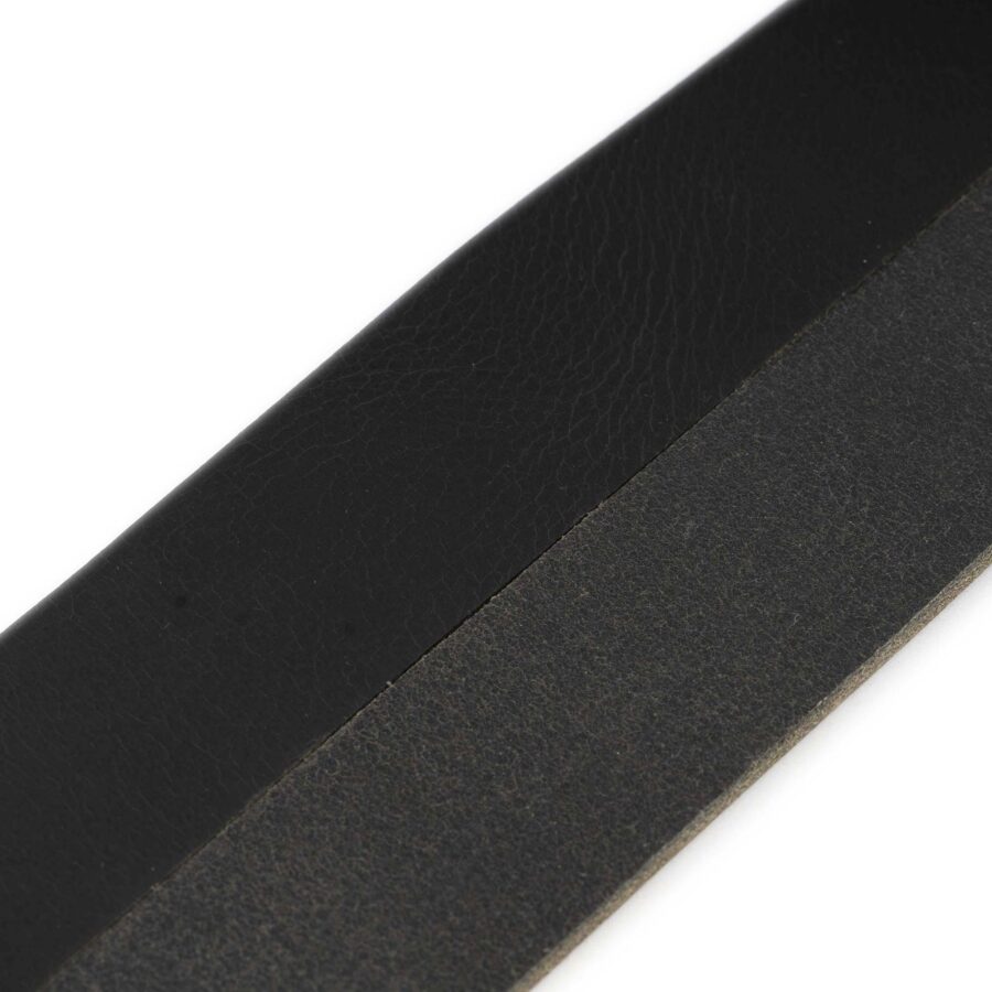 black leather belt blanks DIY handmade leathercraft 24 mm 4