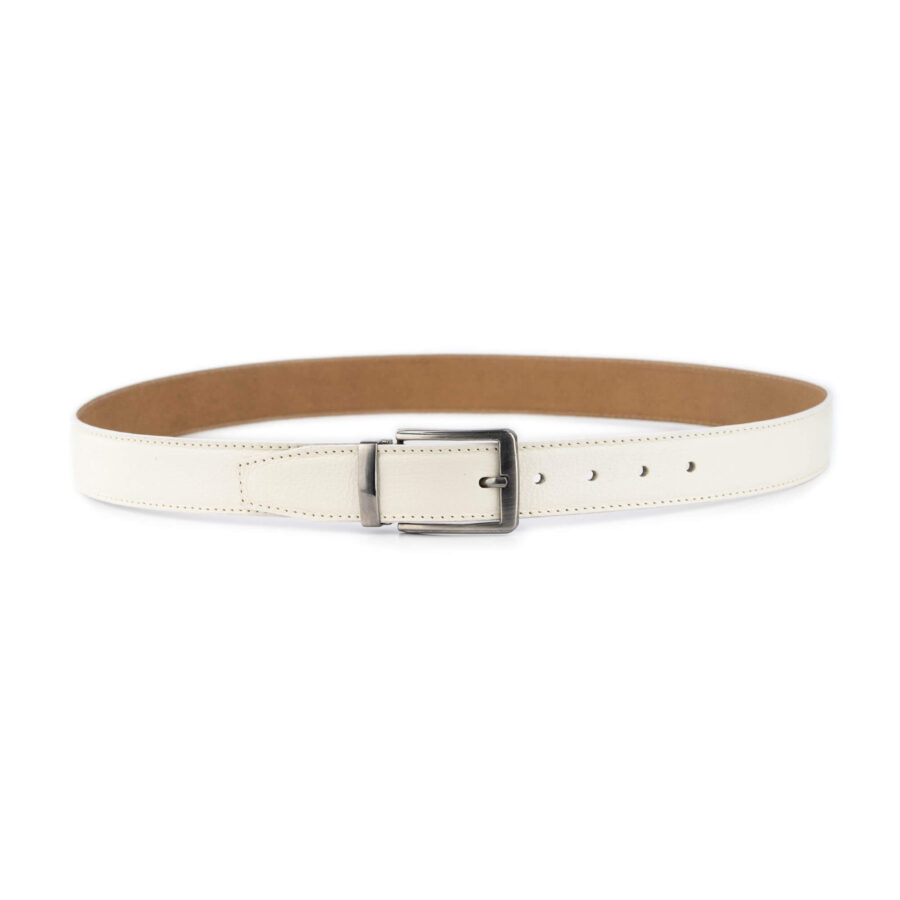 cream belt for mew genuine leather 2