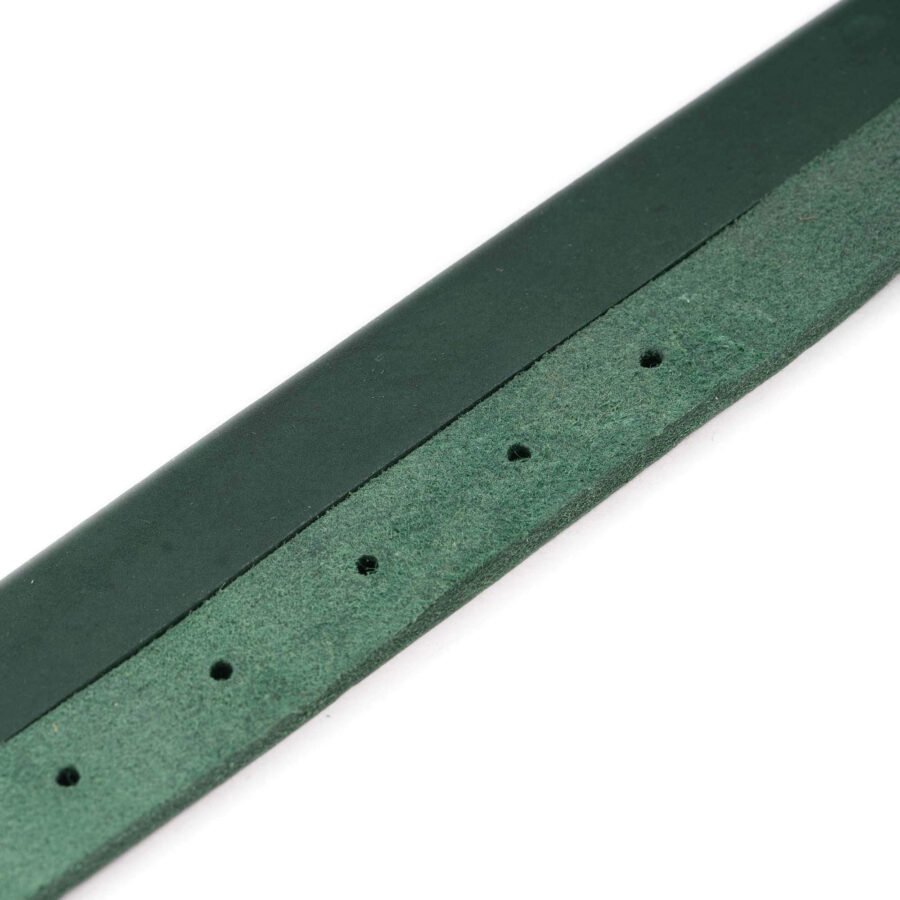 green leather strap for belt oiled leather 1 inch 3