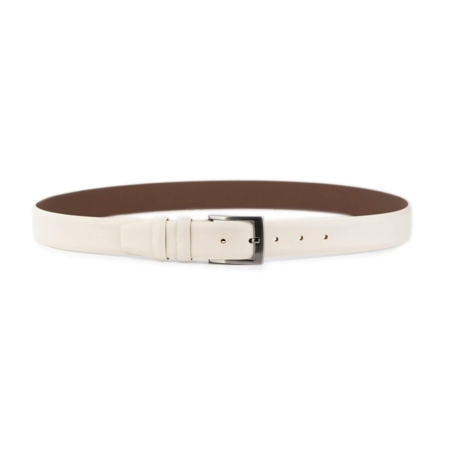 ivory belt genuine leather 3 5 cm 2