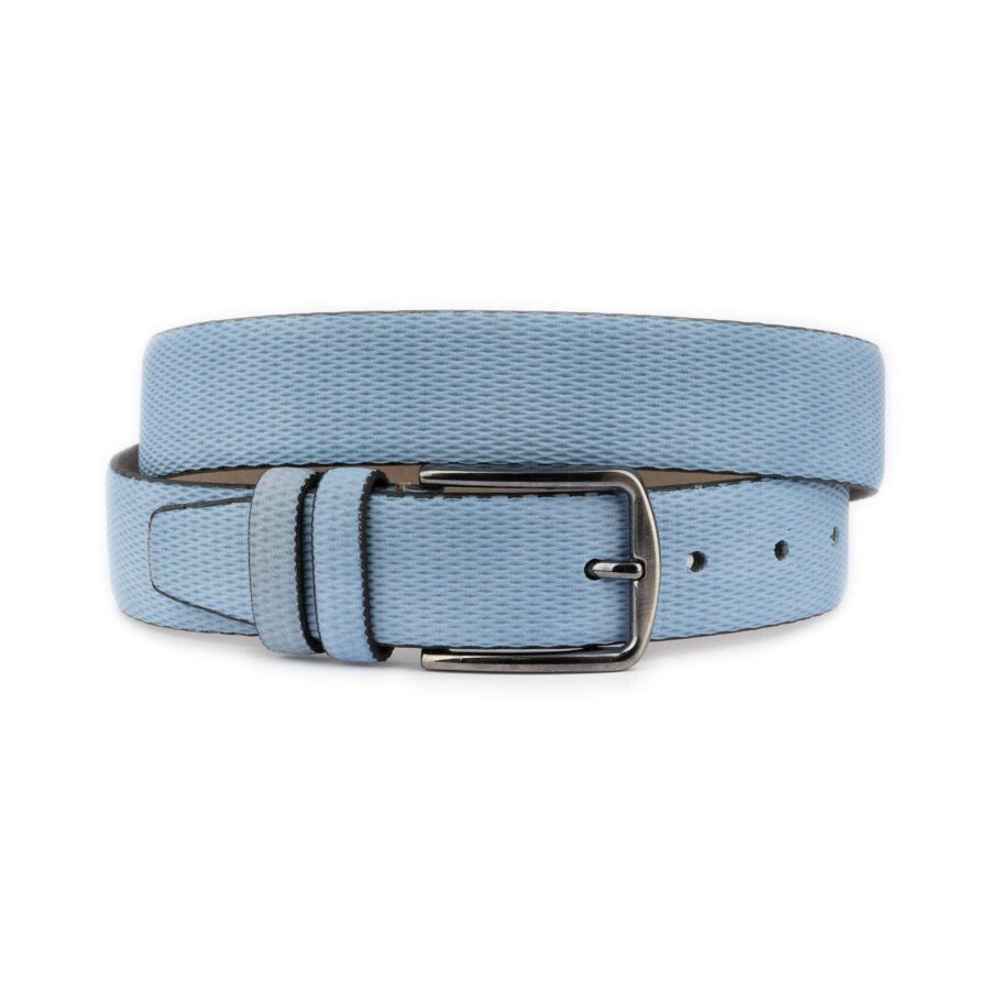 mens light blue belt textured design 1 18092024 35 LIBLUE DEREN ROMB