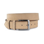 その他 ANDFA BELT KHAKI Axel Small snake-effect leather belt in multicoloured