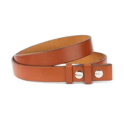 Tan Snap Belt Buffalo Leather 55 SNAP 30 TANSMO DERE