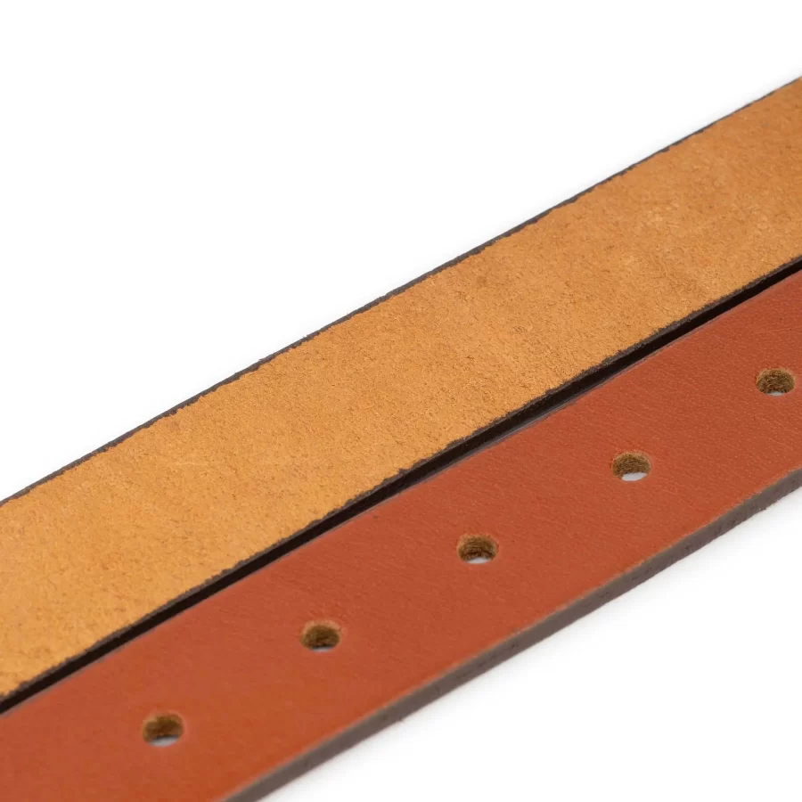 Tan Snap Belt Buffalo Leather 57