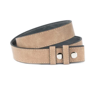 Taupe Snap Belt Vegan Leather 77 SNAP 40 TAUPVEGAN KASV