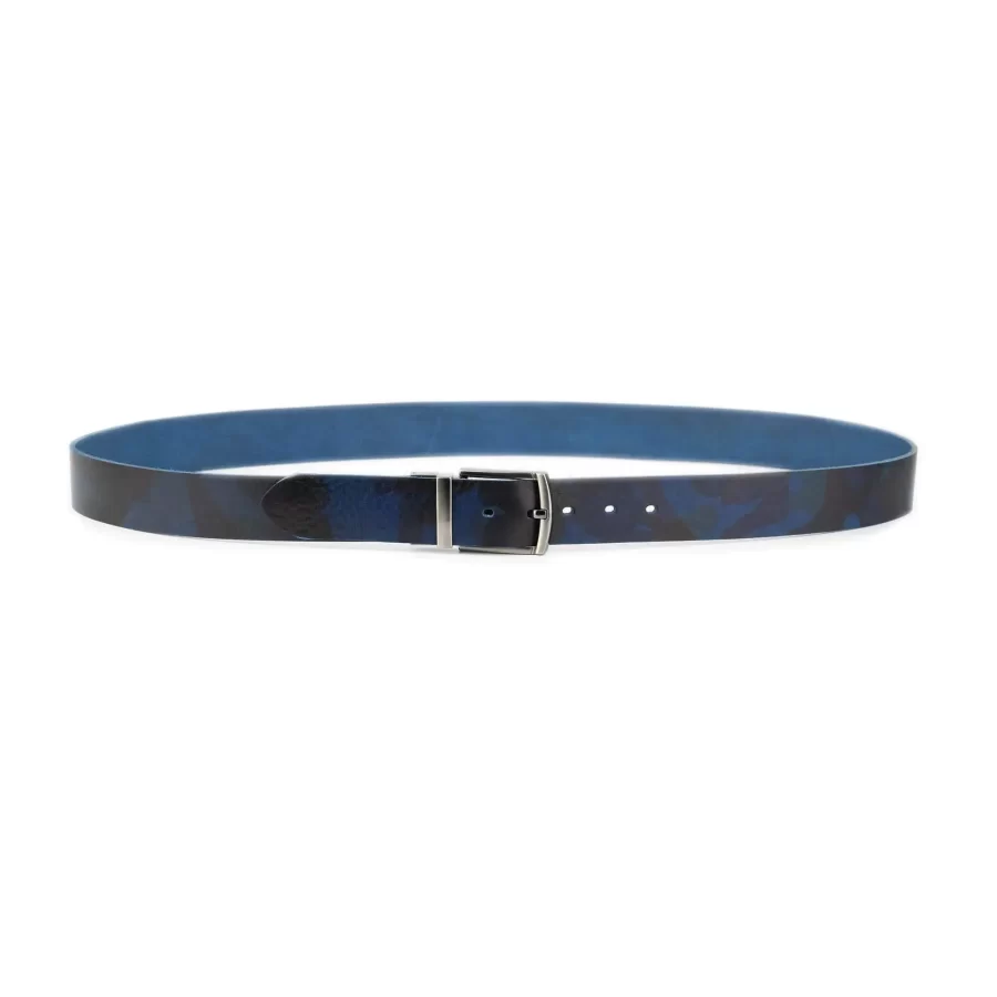 blue camouflage belt thick wide 1 1 2 inch 2