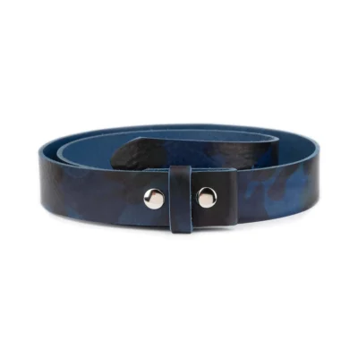 blue camouflage belt with snaps for buckle 35 mm 1 CAMO 35 BLUE SNAPSTR CARL