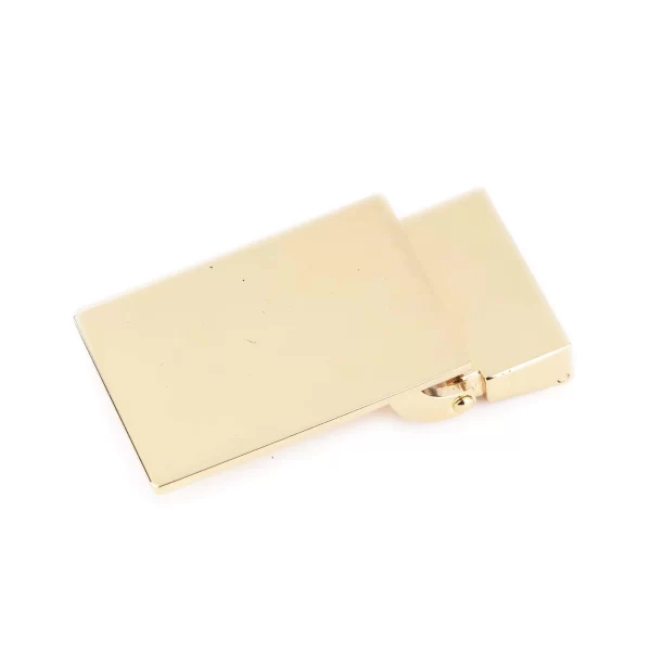 engravable belt buckle gold plated plaque rectangle 3 0 cm 1 ENGR 30 GOLD PET LJ0242GOLD