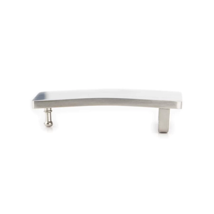 engravable belt buckle rectangle brushed silver metal 4 0 cm 2