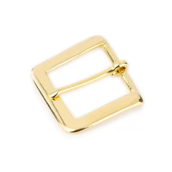 gold brass belt buckle square shape 3 0 cm 1 CLAS 30 BRASGD PET B007