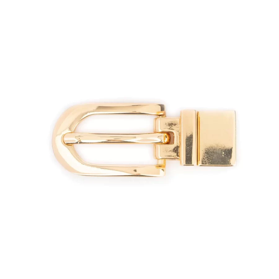gold reversible belt buckle womens for thin belts 1 5 cm 3