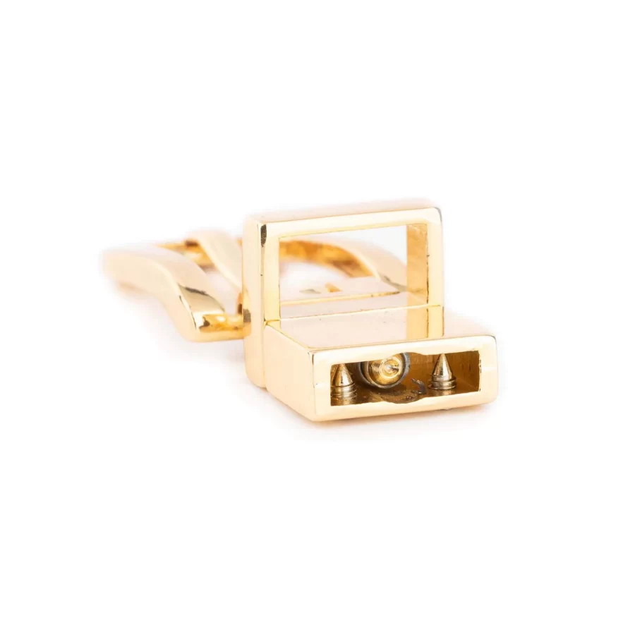 gold reversible belt buckle womens for thin belts 1 5 cm 4