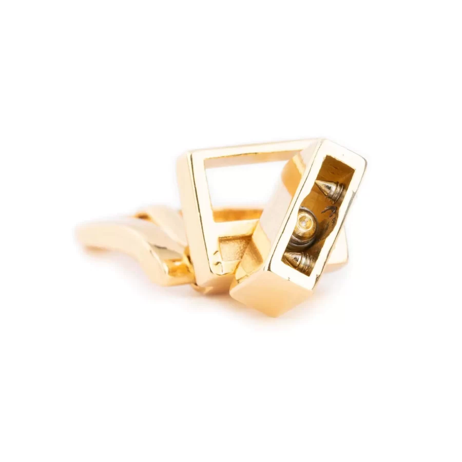 gold reversible belt buckle womens for thin belts 1 5 cm 7