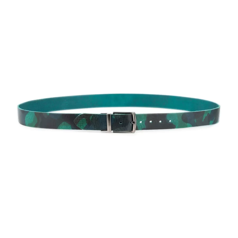 green camouflage belt thick wide 1 1 2 inch 2