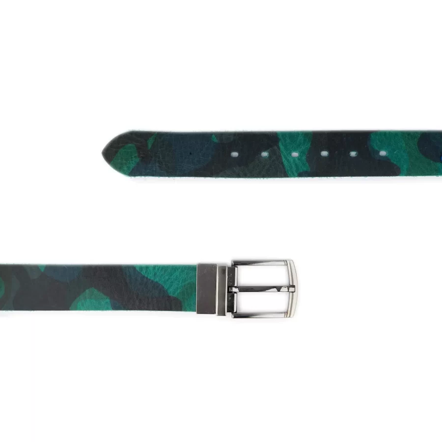 green camouflage belt thick wide 1 1 2 inch 3