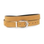 Buy Ladies Reversible Belt Camel Suede Leather Black 1 1/8 Inch
