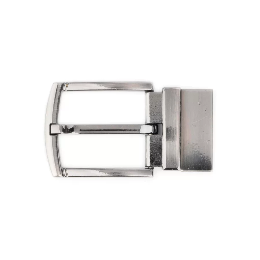 large reversible belt buckle mens rectangle 1 1 2 inch 3