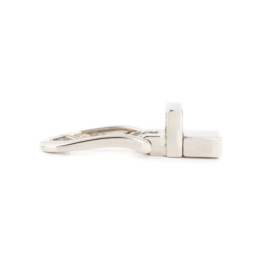 silver reversible belt buckle womens for skinny belts 1 5 cm 2