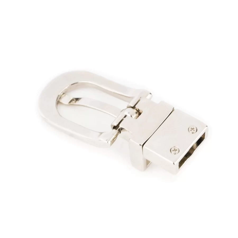 silver reversible belt buckle womens for skinny belts 1 5 cm 6