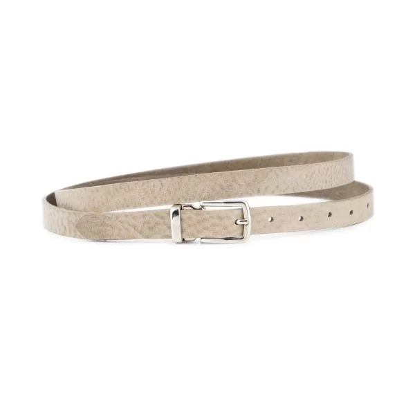 taupe belt mens fashion italian leather 2 0 cm 1 SIEN CARL 20 TAUPE BLT SILREC