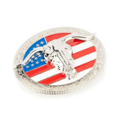 Longhorn USA flag oval LONGHOR 40 USAFLAOVAL ALI 1