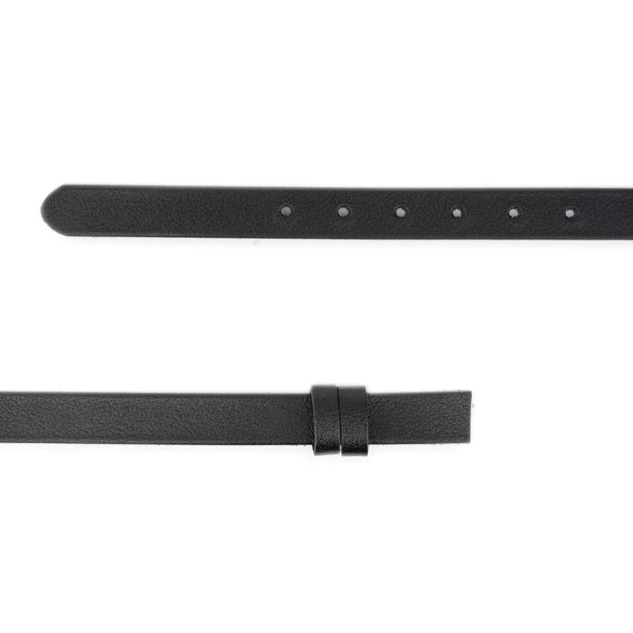 Black 1 inch belts for belt buckle replacement buffalo leather 2