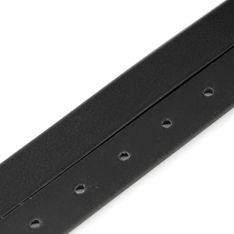 Black 1 inch belts for belt buckle replacement buffalo leather 3