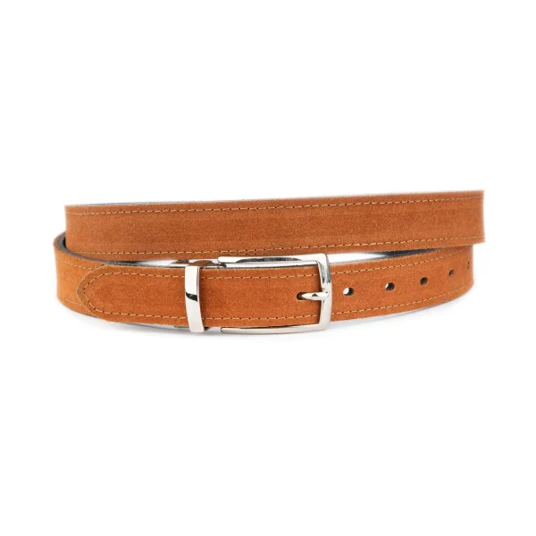 Mens reversible belt black tan suede Silver buckle 1 30 VEL3513 PUL2680 MAG12055