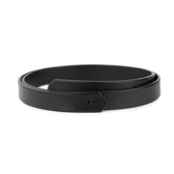 black belt straps buffalo leather 1 inch replacement 1 BUFF 25 LIVIZ BLACK HOLE STR