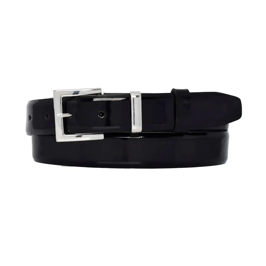 black-patent-leather-belt-  display picture 3