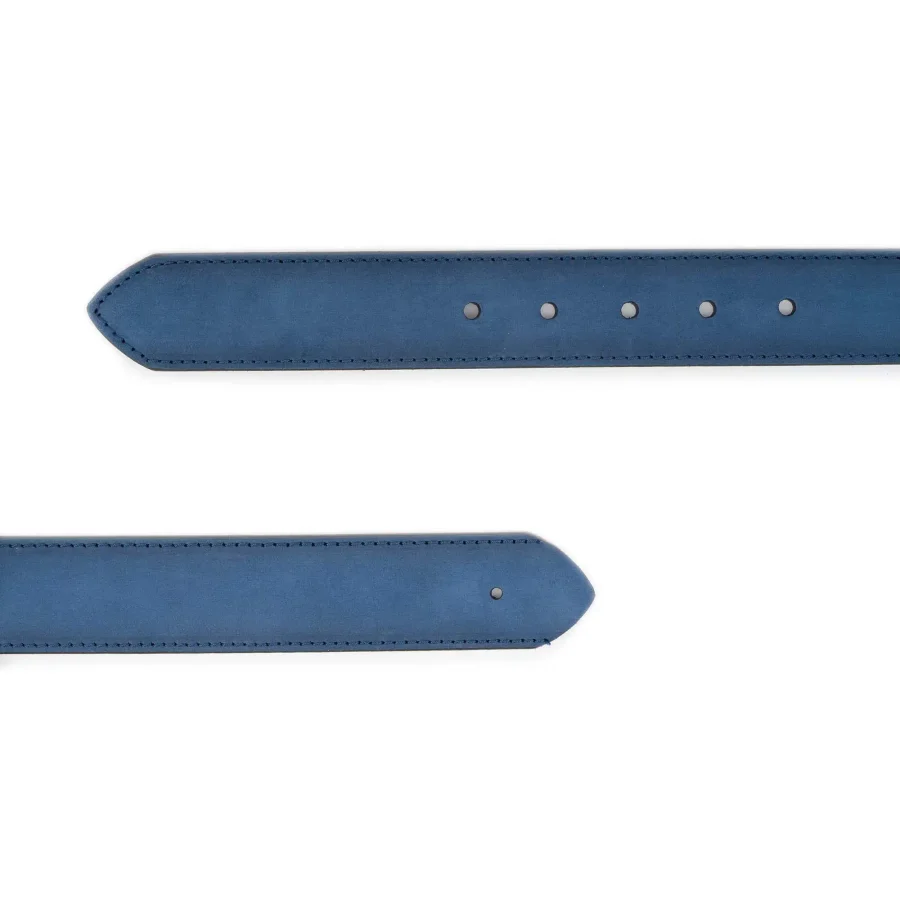 blue nubuck belt leather strap replacement 2