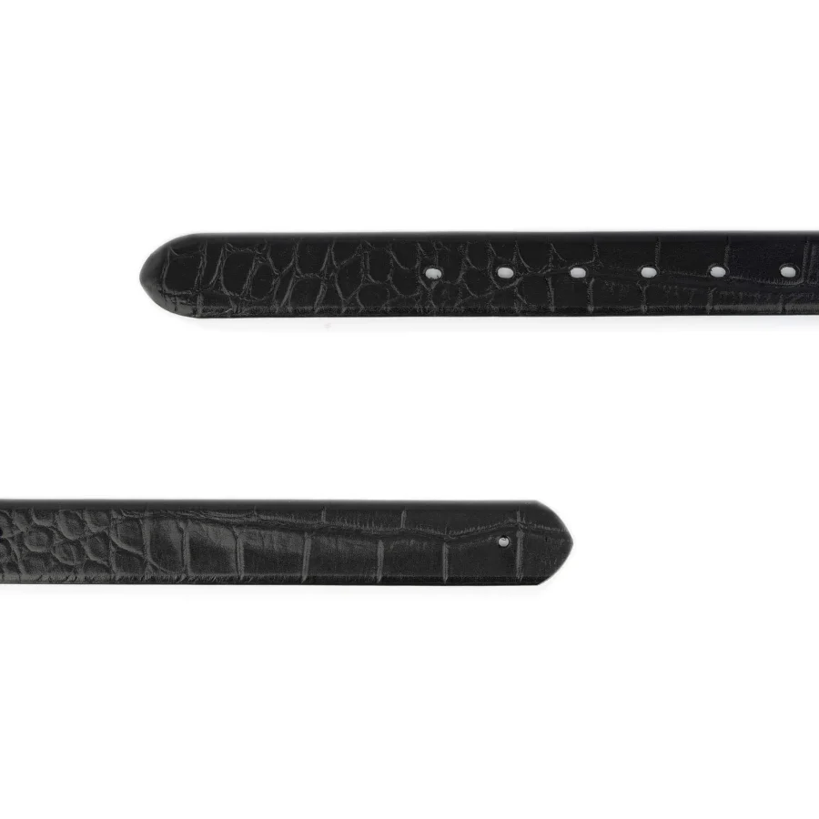 croc emboss replacement belt strap for buckles 1 1 8 inch 2