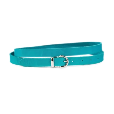 fancy belt for dress turquoise leather 1 FETT 7921 LDR 20 TURQ BLT SILROU