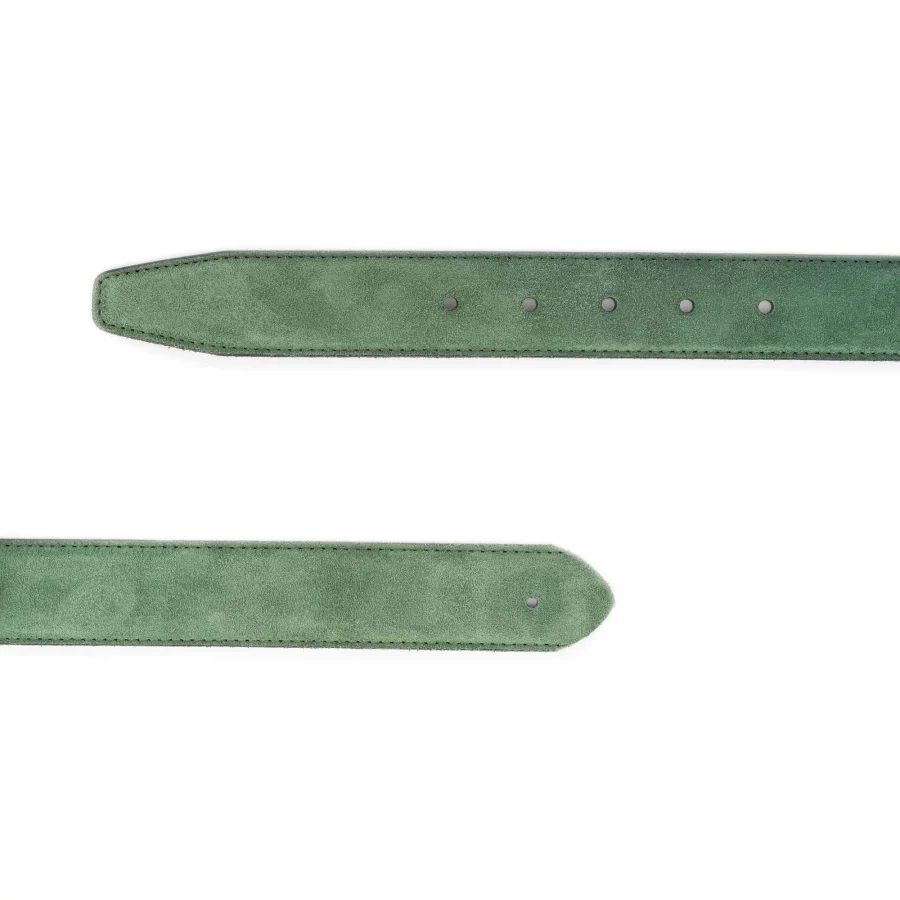 green suede mens belt strap for buckle replacement leather 2