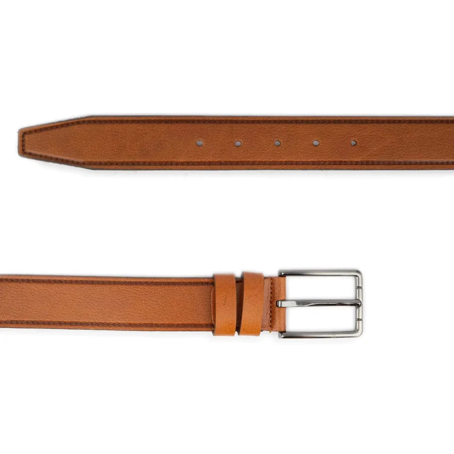 high quality mens leather belt for blue suit 2