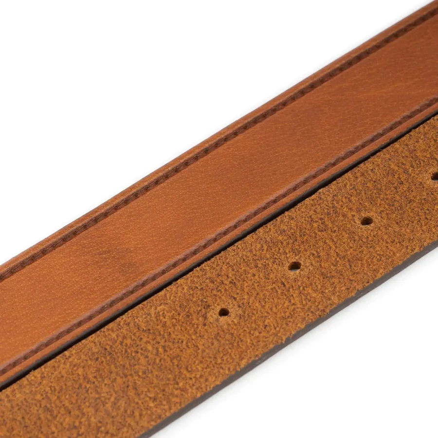 high quality mens leather belt for blue suit 3