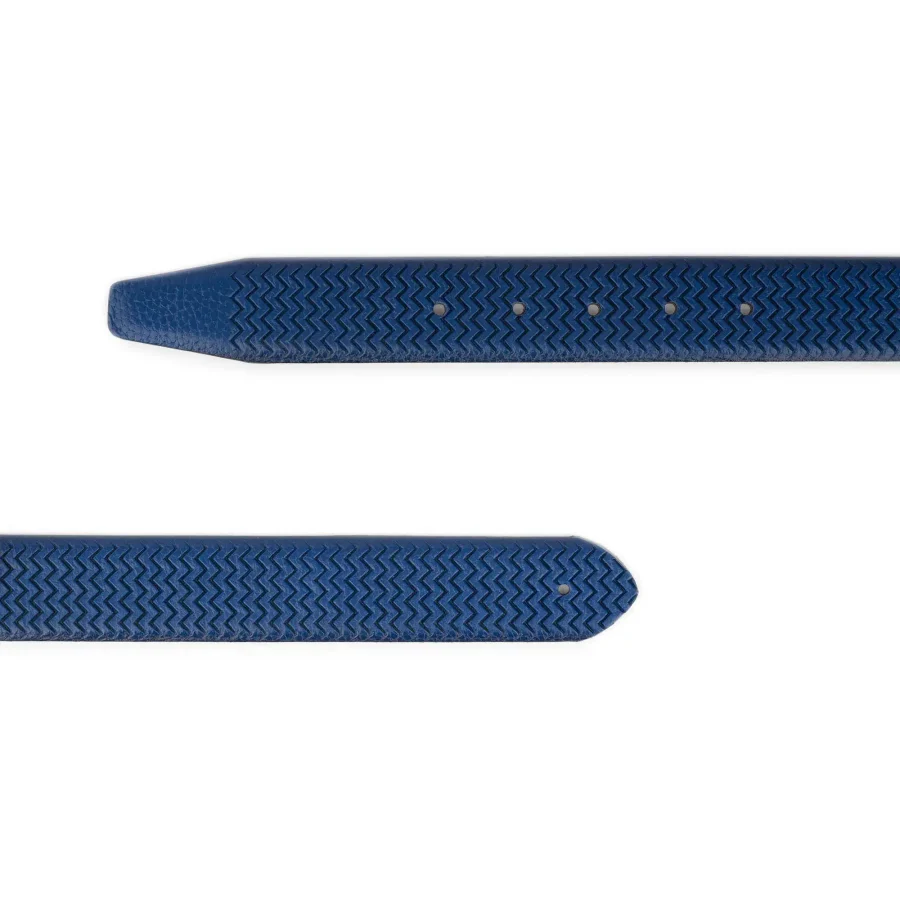 mens belt strap replacement blue weave leather laser cut texture 2