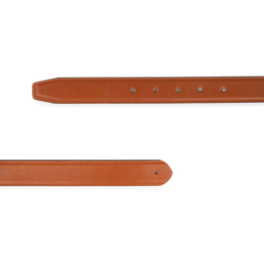 mens belt strap replacement cognac buffalo leather 3 0 cm 2