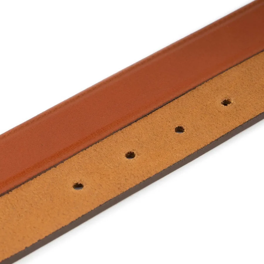 mens belt strap replacement cognac buffalo leather 3 0 cm 3