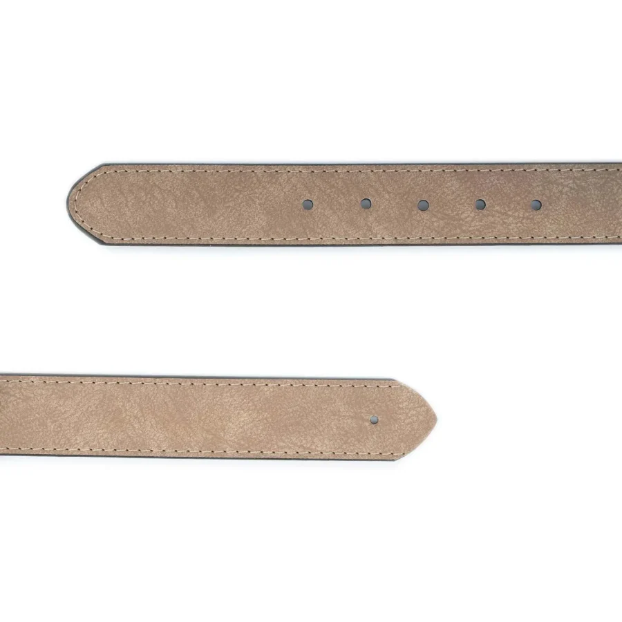 pale taupe belt strap non leather replacement for buckles 2