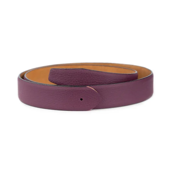 plum replacement belt strap for buckle calf leather 1 PLUM 35 DOLL HOL KASV