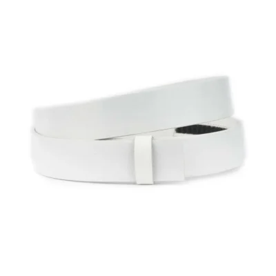ratchet belt strap replacement white buffalo leather 1