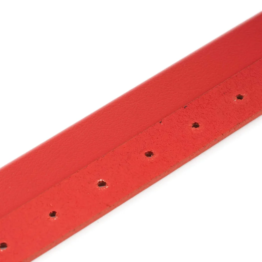 red belt straps buffalo leather 1 inch replacement 3