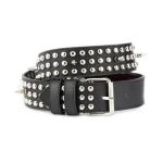 小物 Studded Leather Wide Belt 00s Buy Studded Leather Belt With