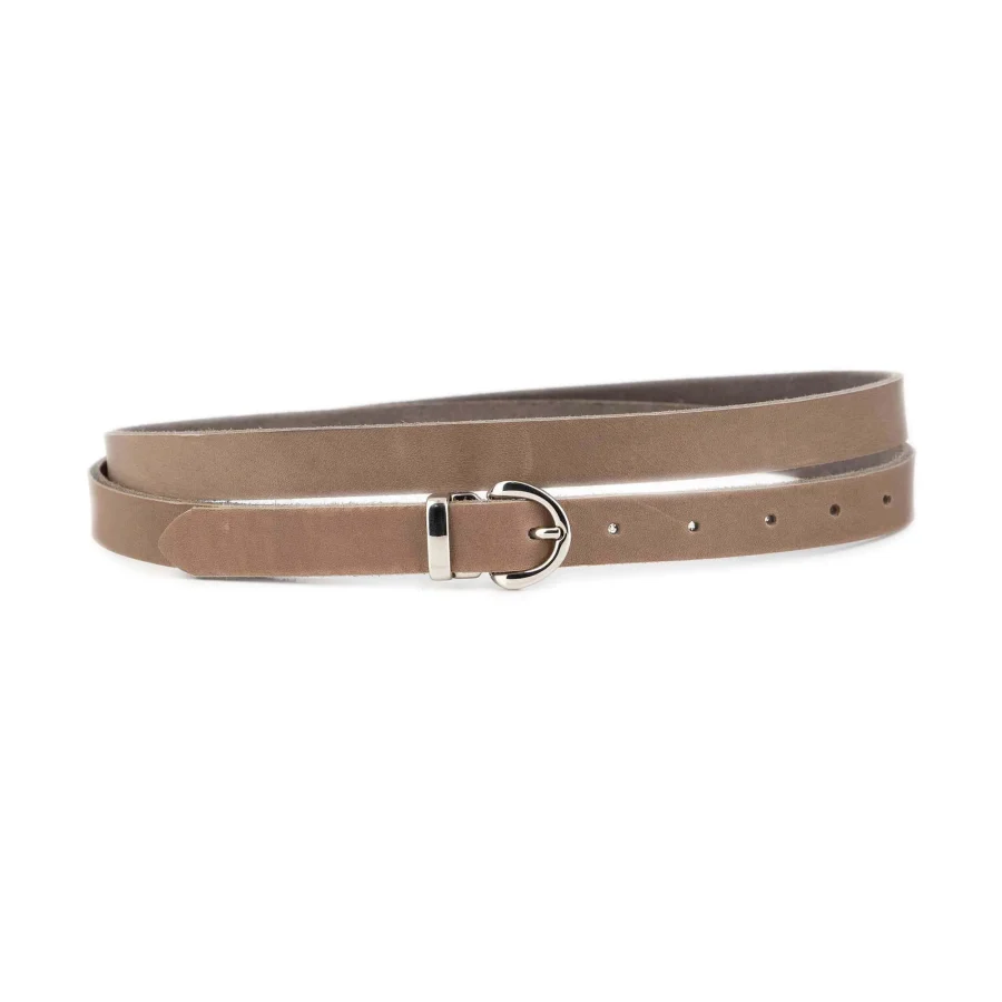 taupe belt for a dress full grain leather 1 FETT 7824 LDR 20 TAUPE BLT SILROU