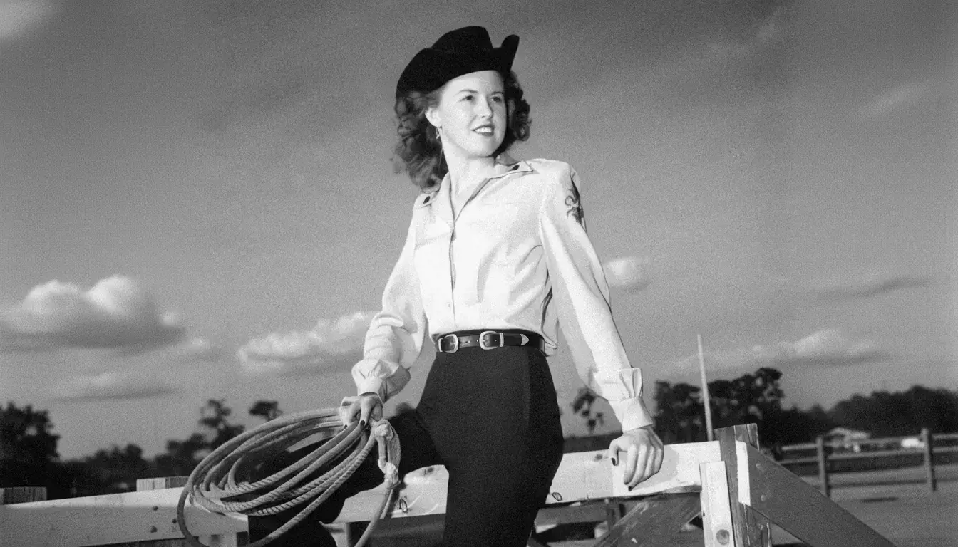 Double Buckle Belt For Women Cowgirl