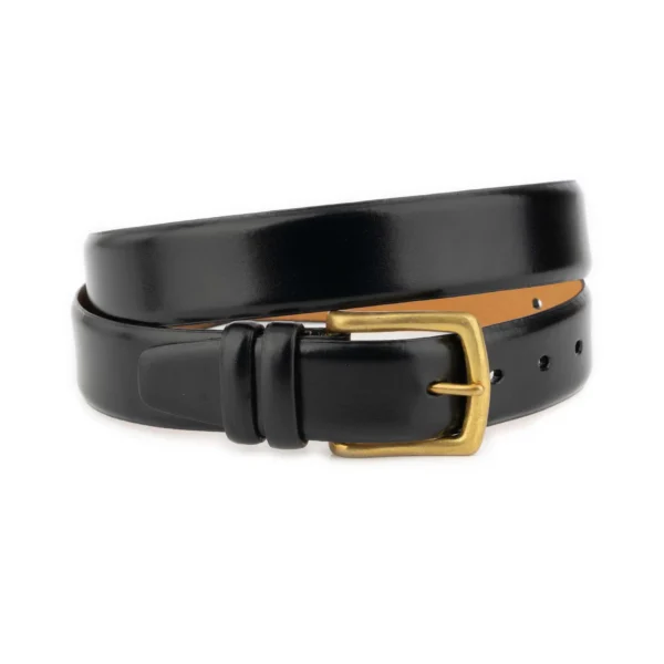 mens black and gold buckle belt 1 101125 3501 AML 13